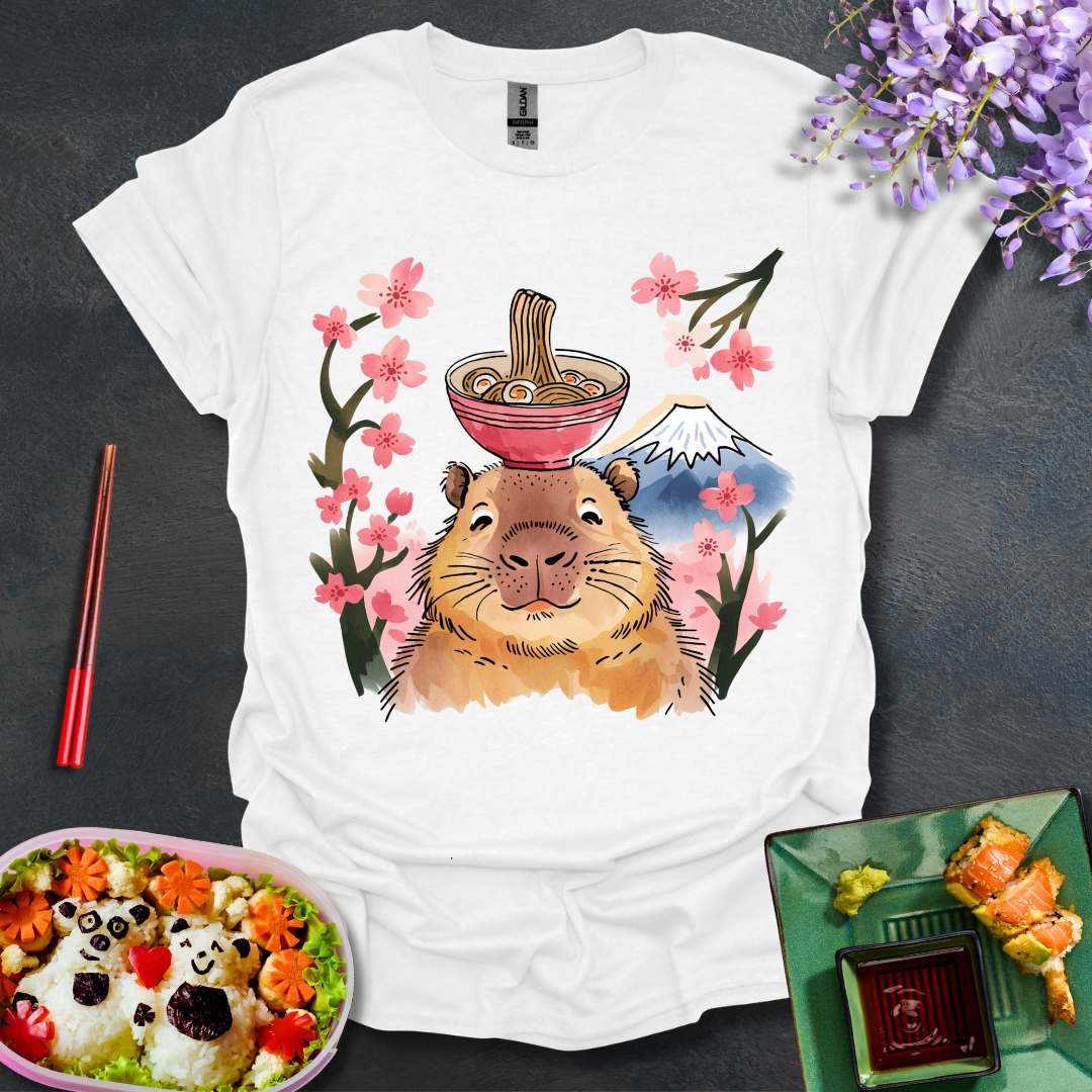 Capybara Ramen Softstyle T-Shirt