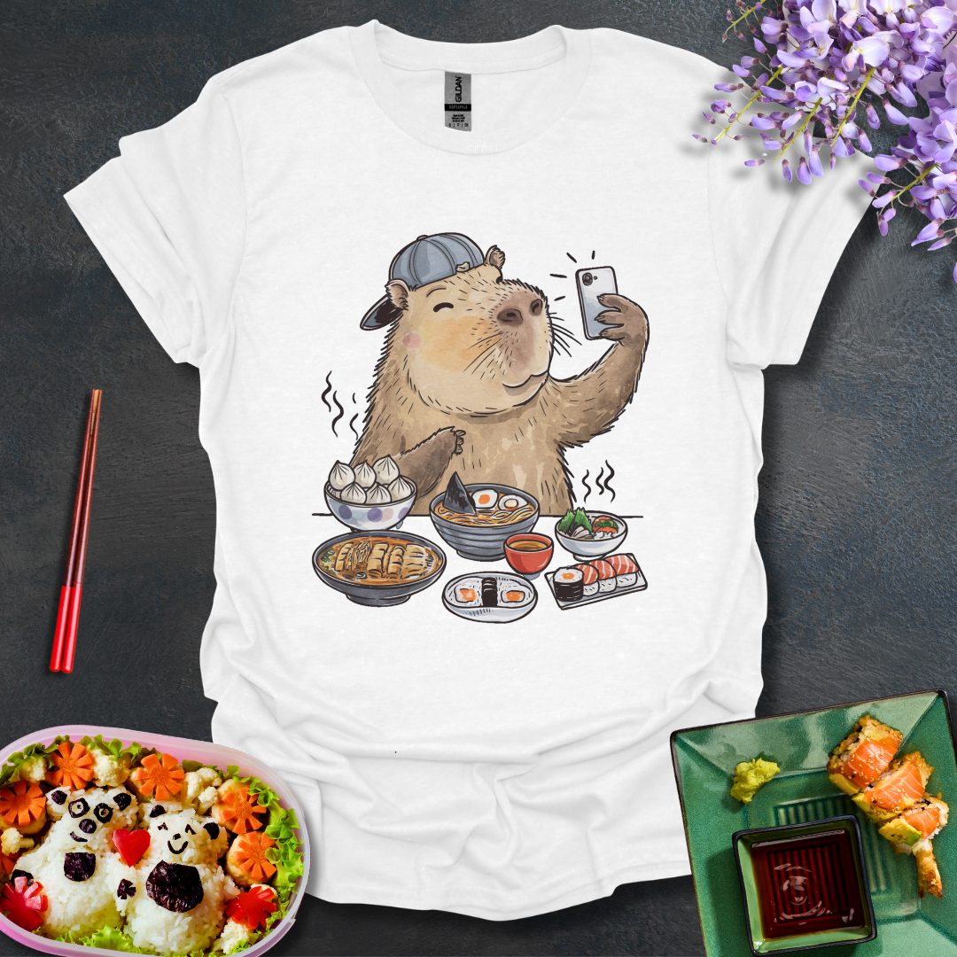 Capybara Selfie Softstyle T-Shirt