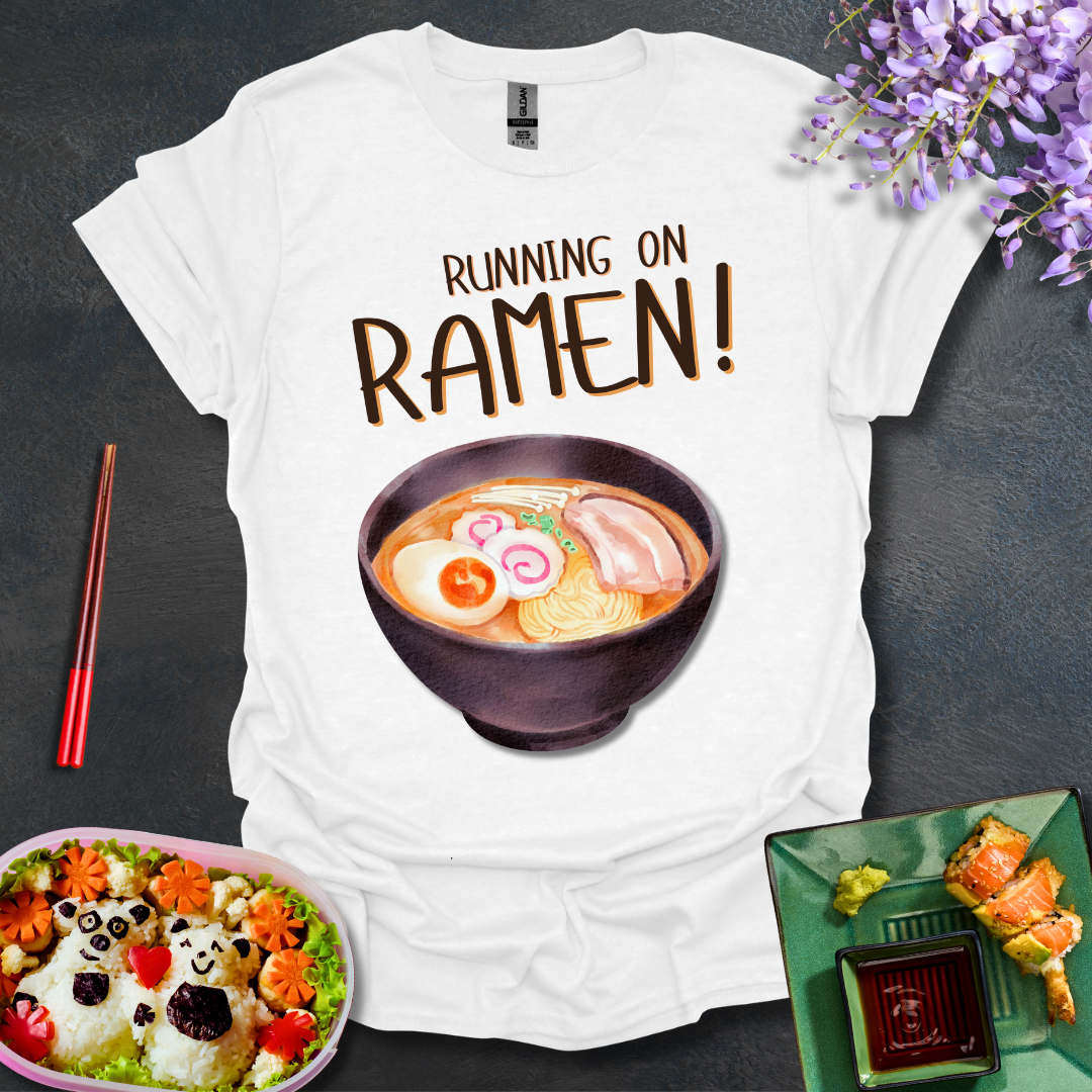 Running on Ramen Softstyle T-Shirt