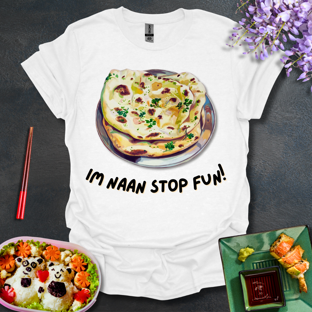 Naan Stop Fun Softstyle T-Shirt