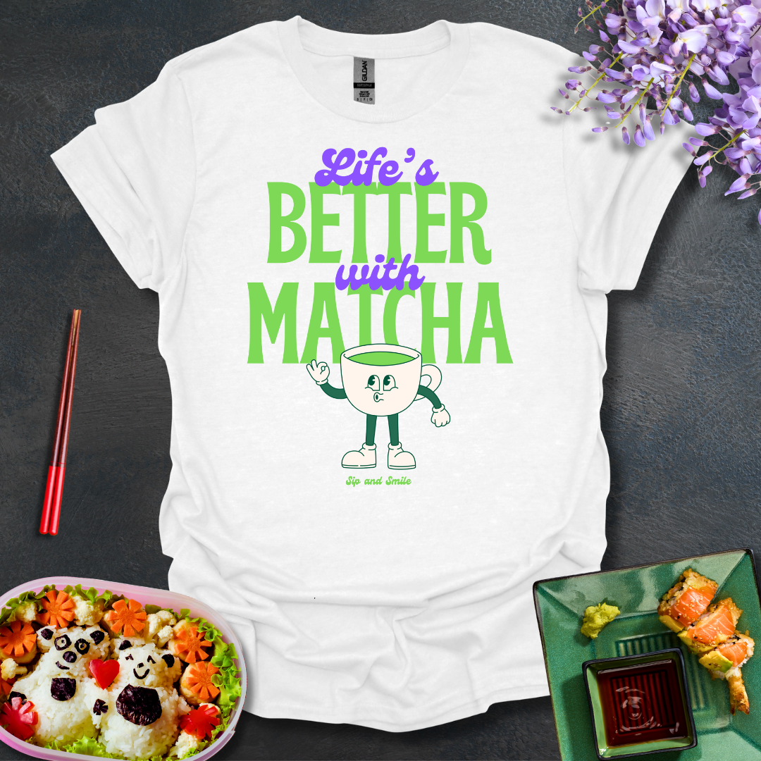 Life's better with Matcha Softstyle T-Shirt