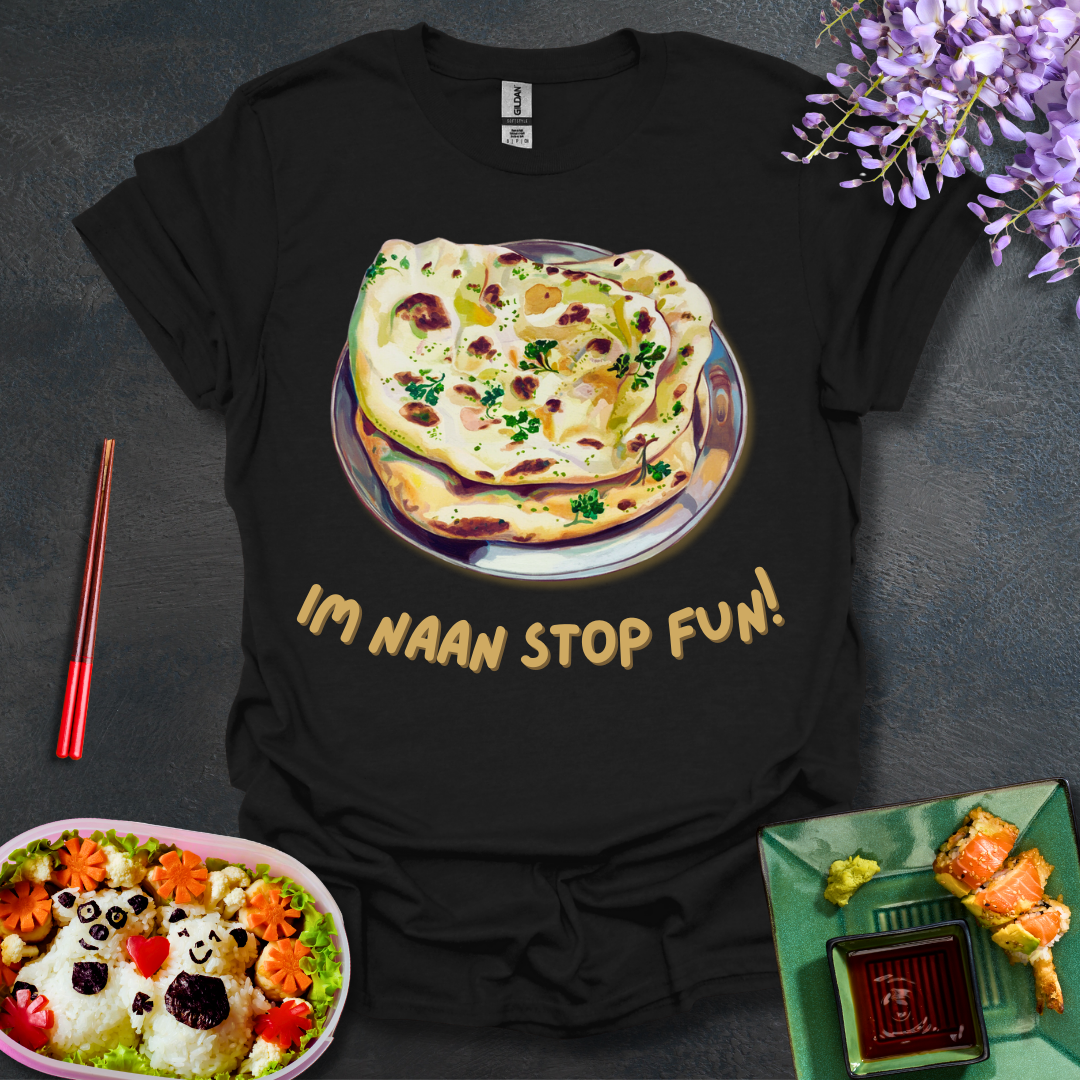 Naan Stop Fun Softstyle T-Shirt
