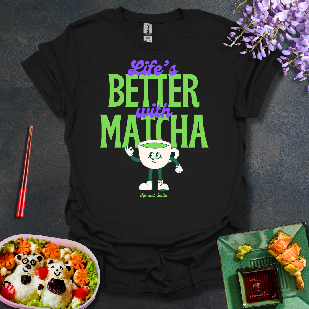 Life's better with Matcha Softstyle T-Shirt