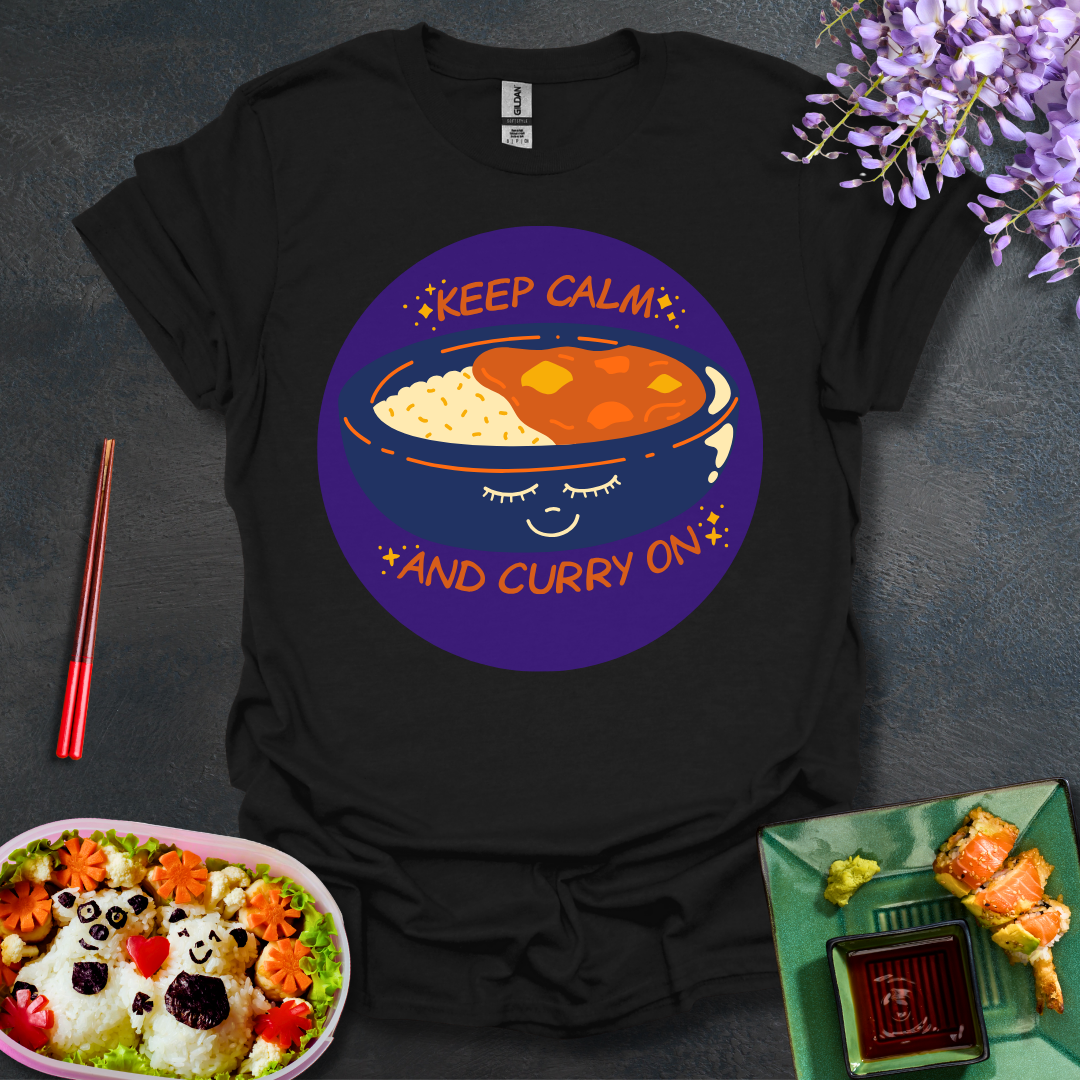 Keep calm and curry on Softstyle T-Shirt