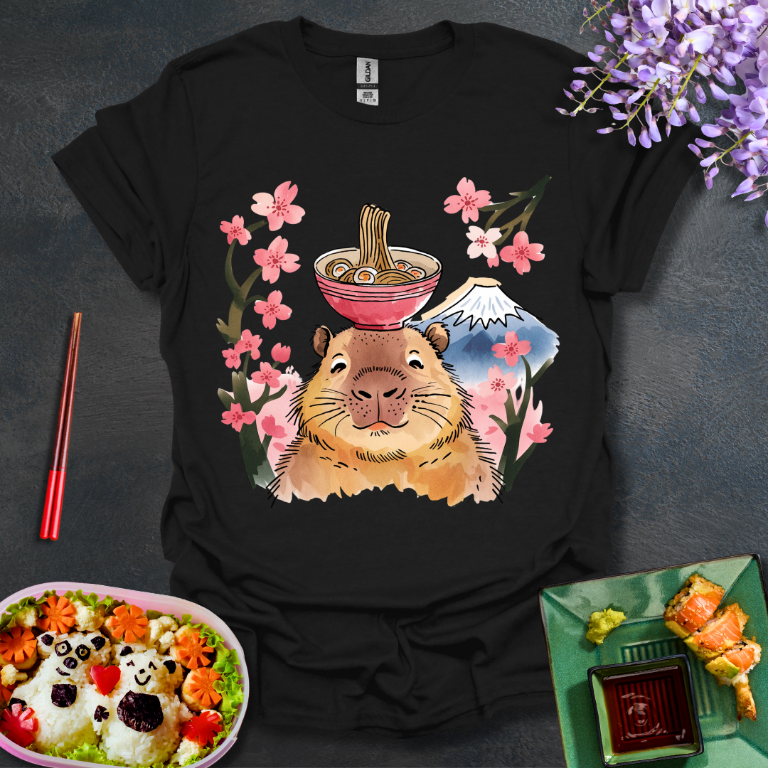 Capybara Ramen Softstyle T-Shirt