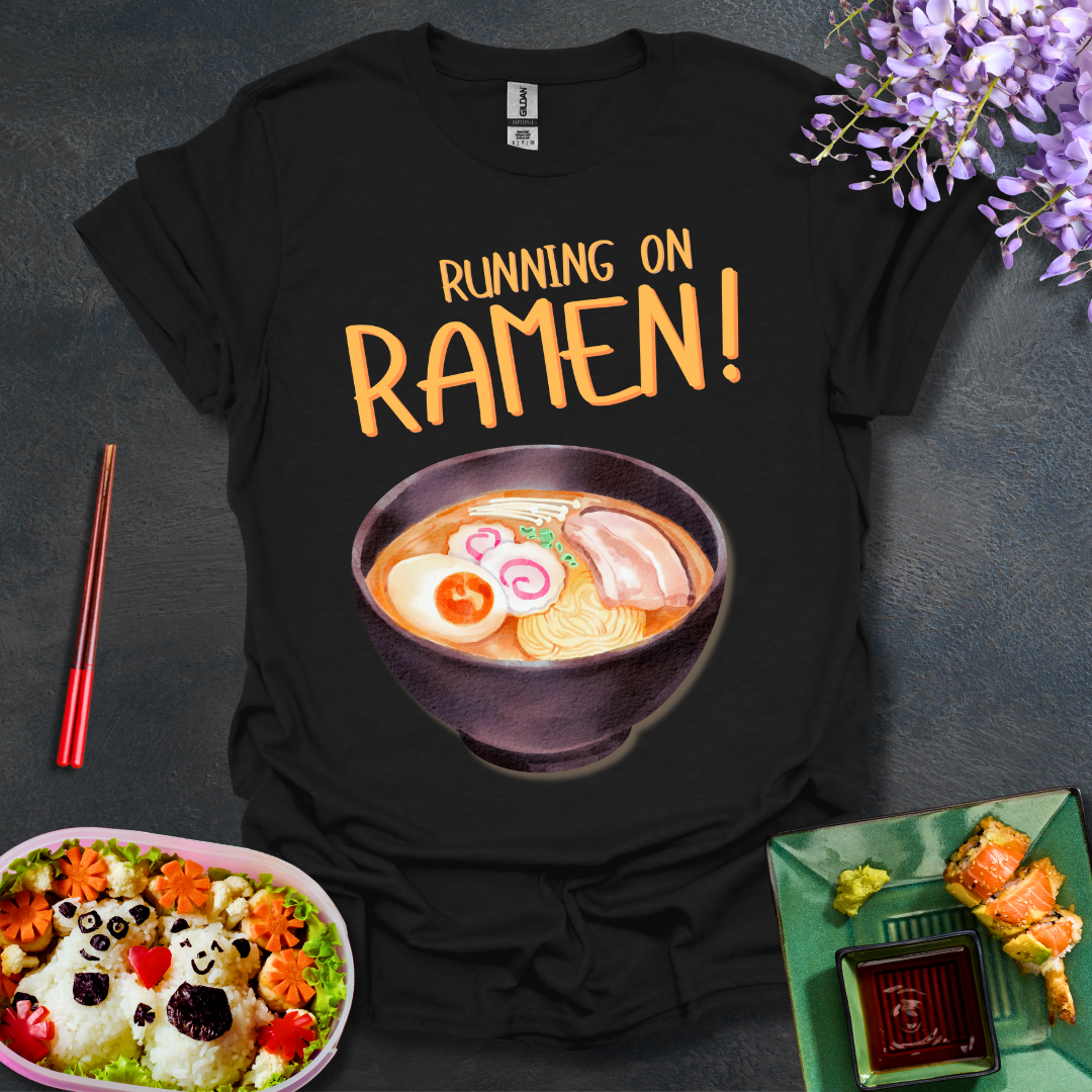 Running on Ramen Softstyle T-Shirt