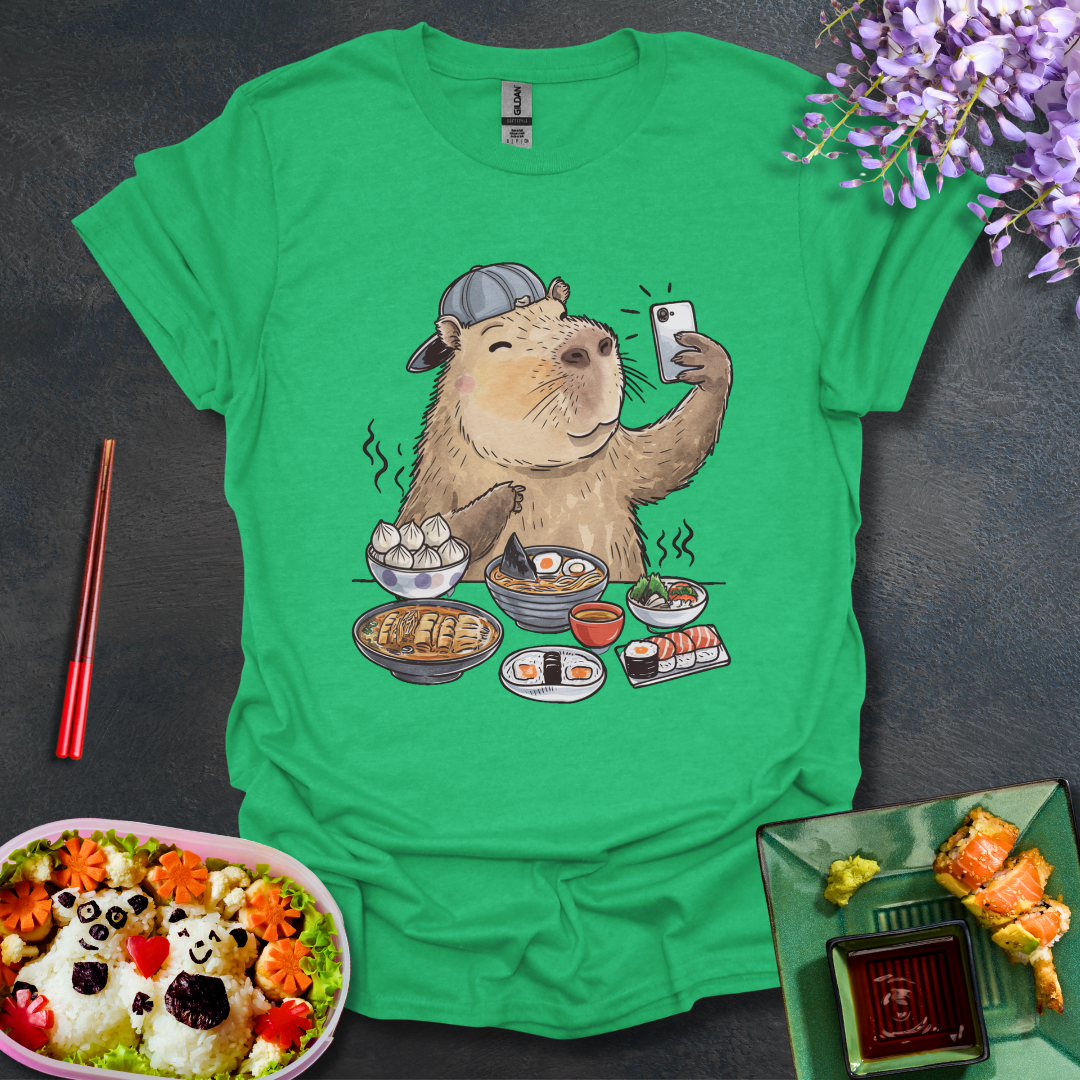 Capybara Selfie Softstyle T-Shirt