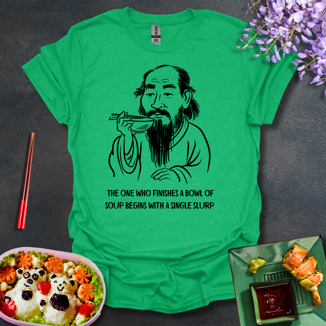 Begin with a single slurp Softstyle T-Shirt