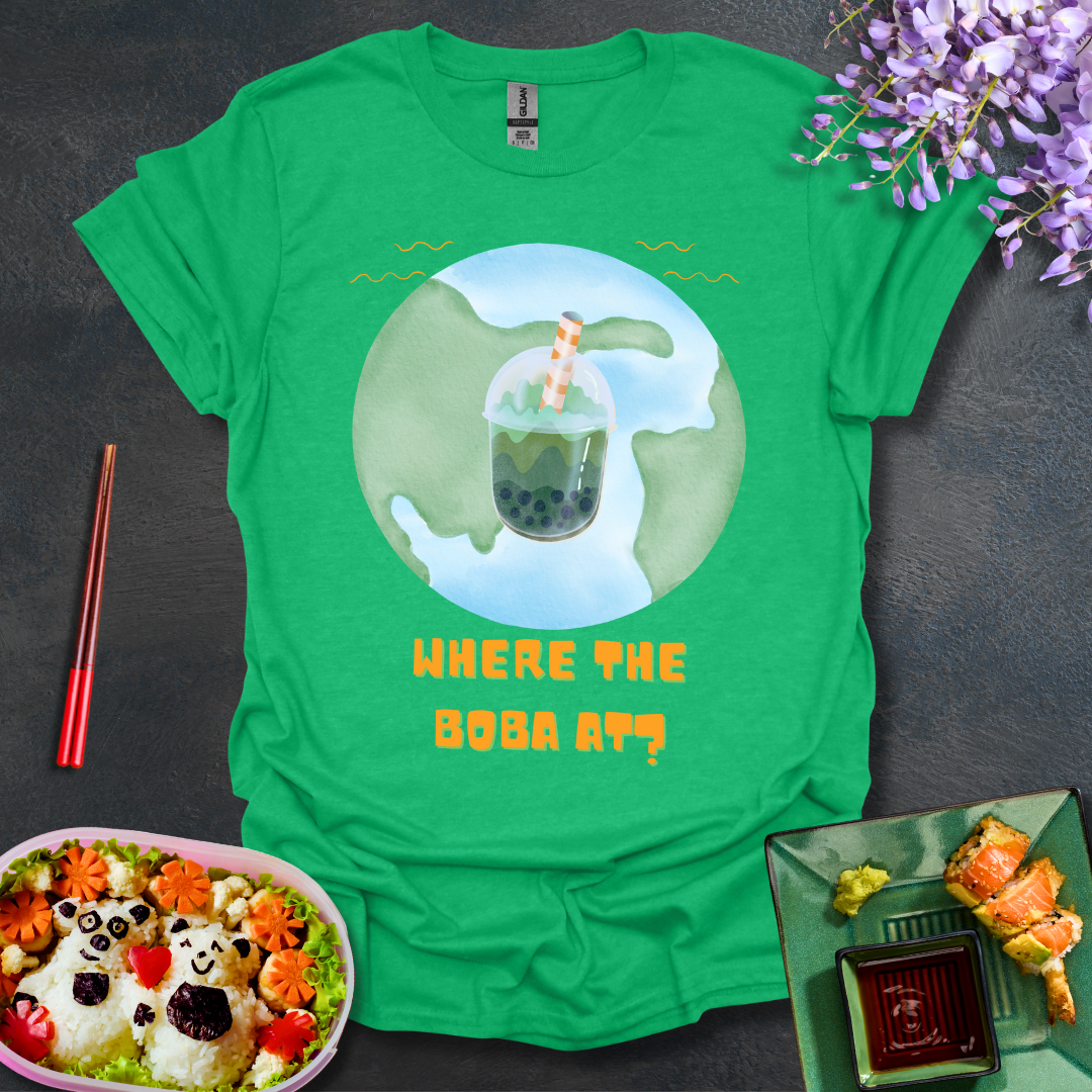 Where the Boba at? Softstyle T-Shirt