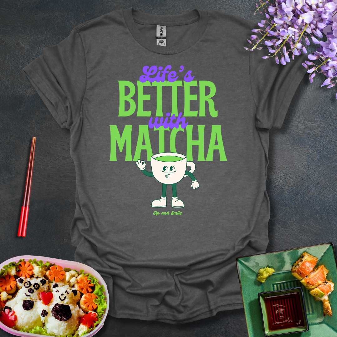 Life's better with Matcha Softstyle T-Shirt