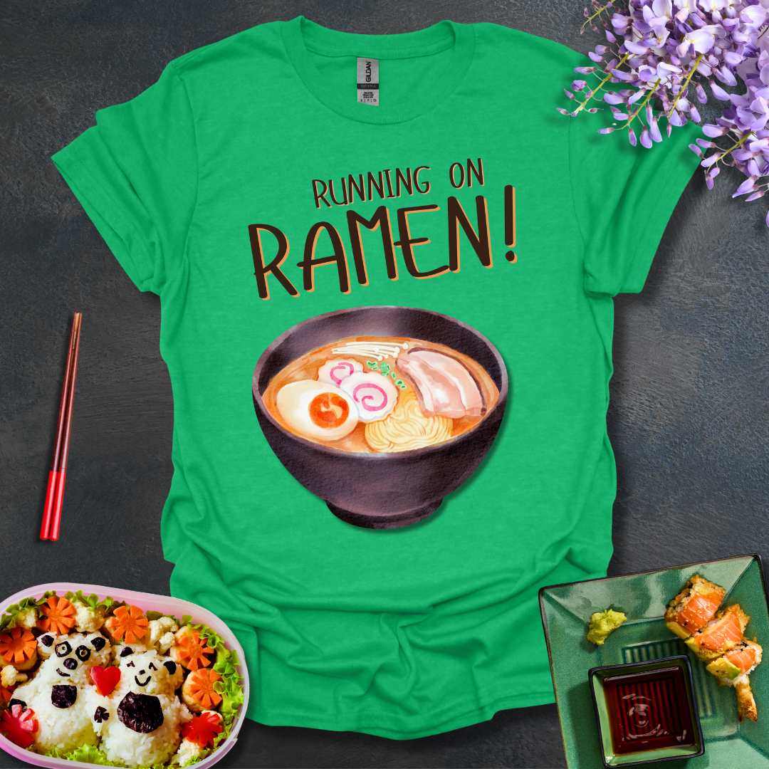Running on Ramen Softstyle T-Shirt