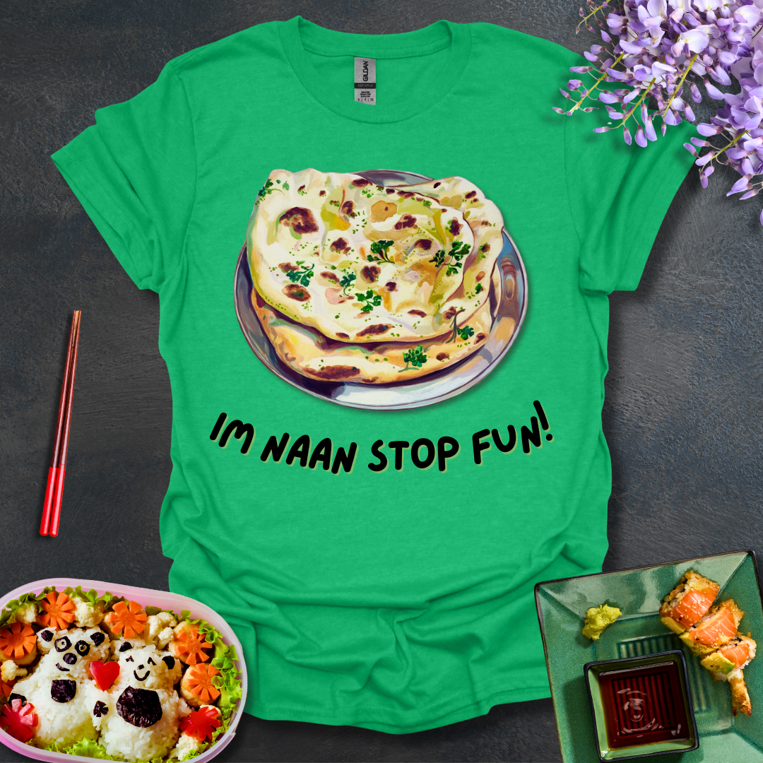Naan Stop Fun Softstyle T-Shirt