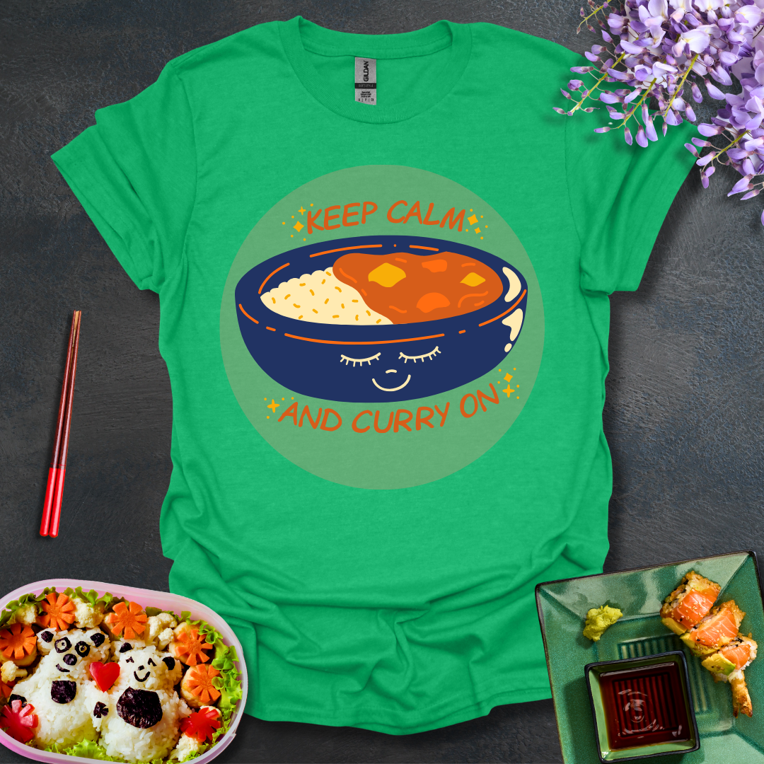 Keep calm and curry on Softstyle T-Shirt