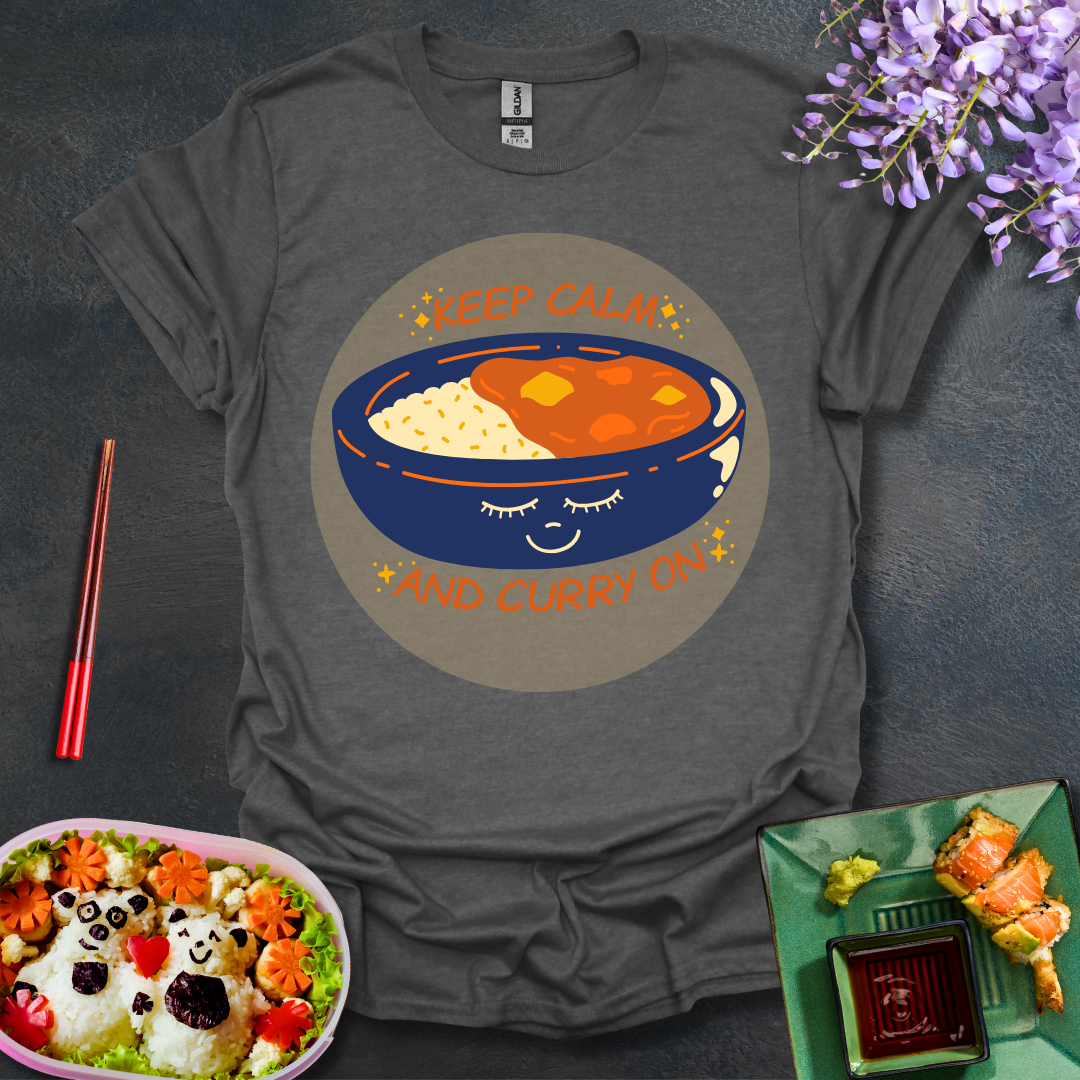 Keep calm and curry on Softstyle T-Shirt