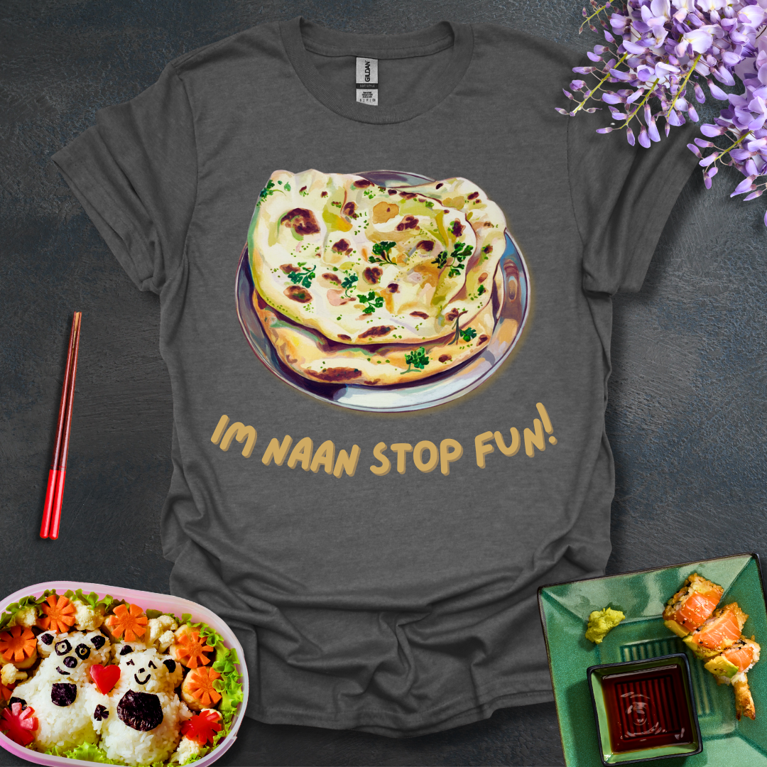 Naan Stop Fun Softstyle T-Shirt