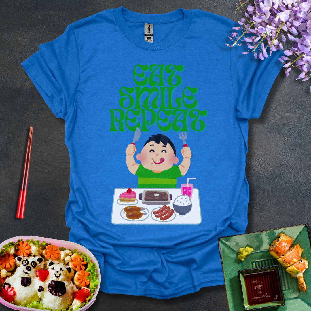 Eat Smile Repeat Softstyle T-Shirt