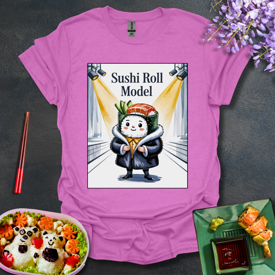 Sushi Roll Model Softstyle T-Shirt