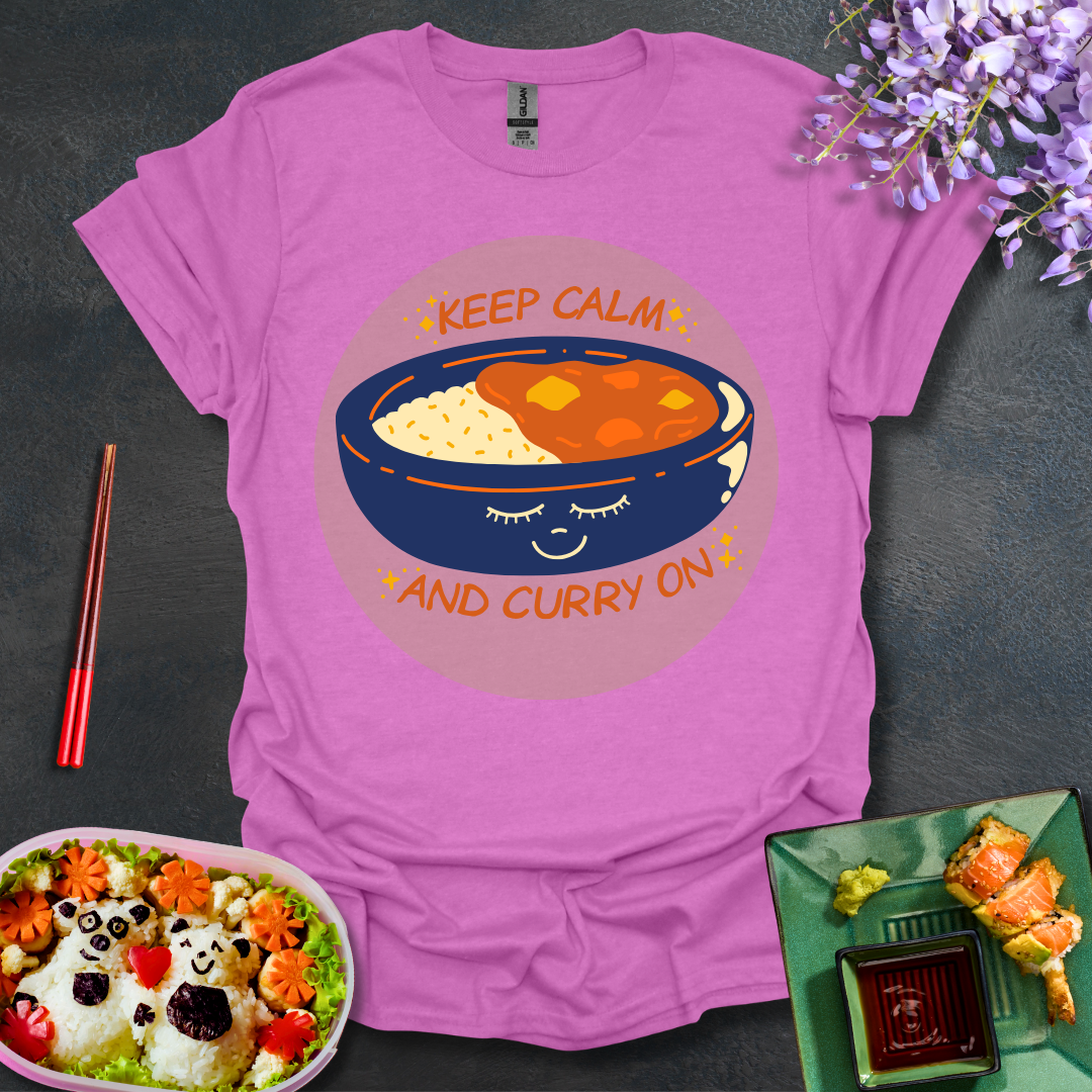 Keep calm and curry on Softstyle T-Shirt