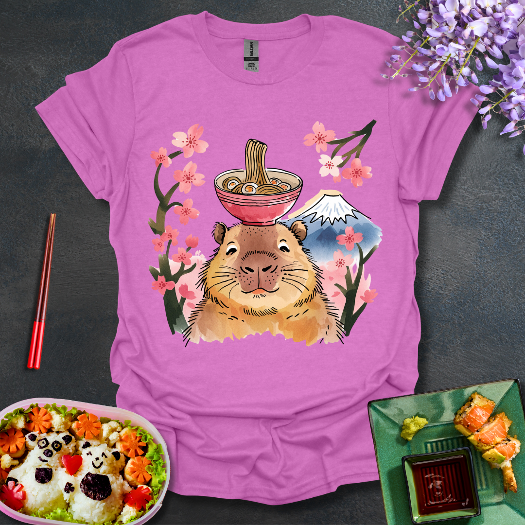 Capybara Ramen Softstyle T-Shirt