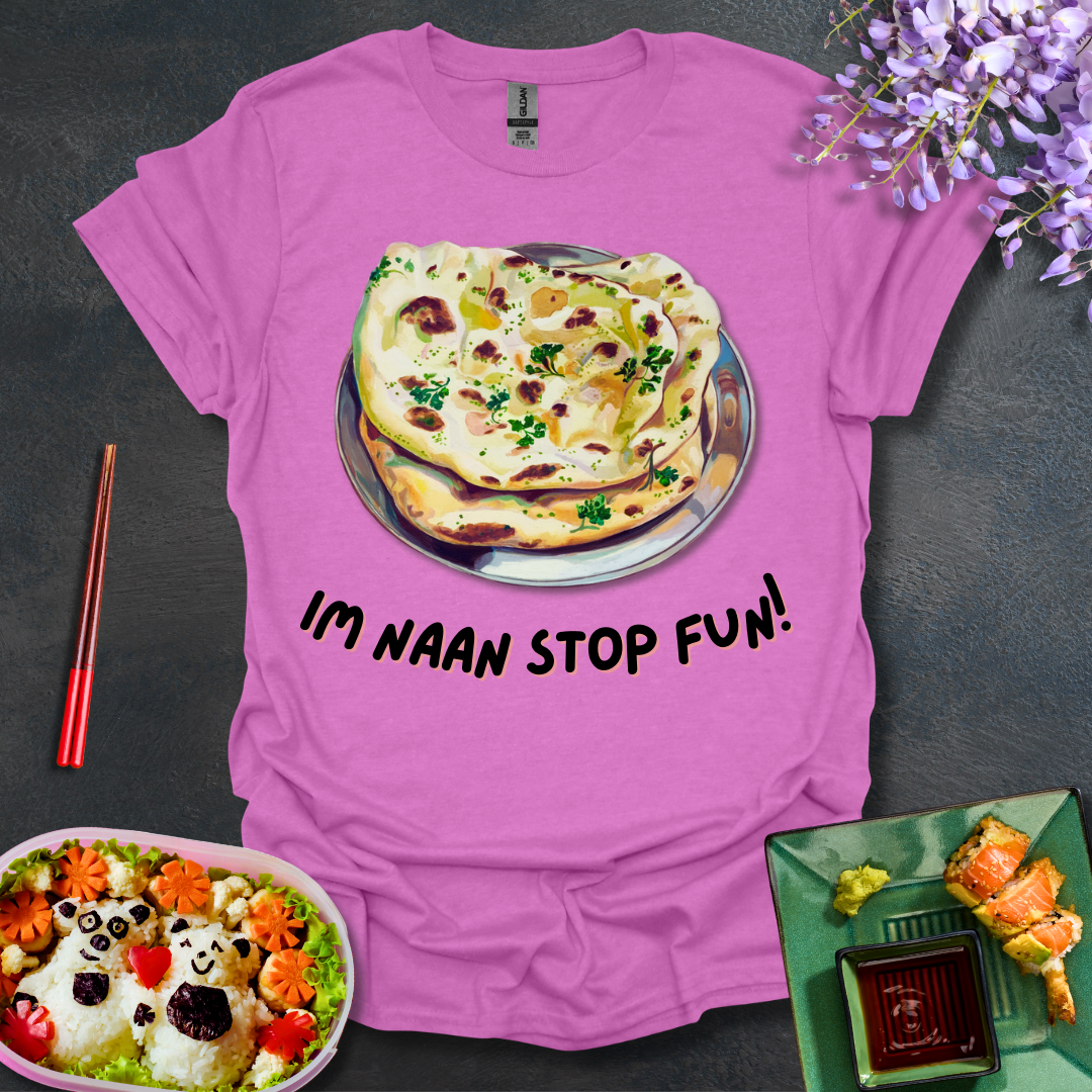 Naan Stop Fun Softstyle T-Shirt