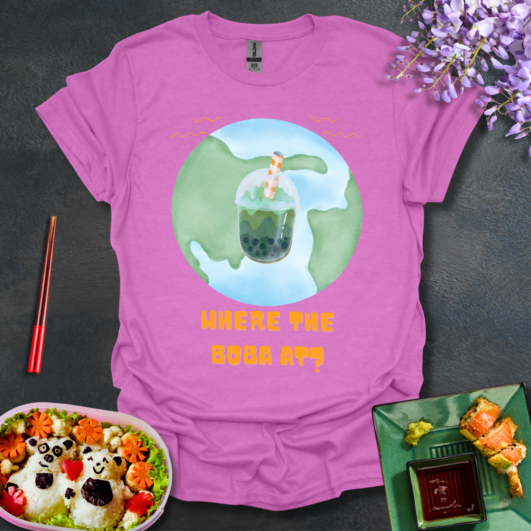 Where the Boba at? Softstyle T-Shirt