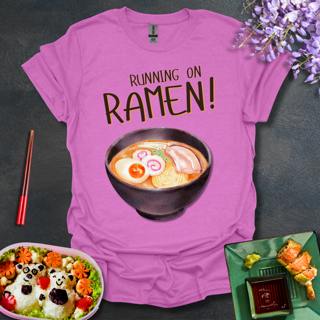 Running on Ramen Softstyle T-Shirt