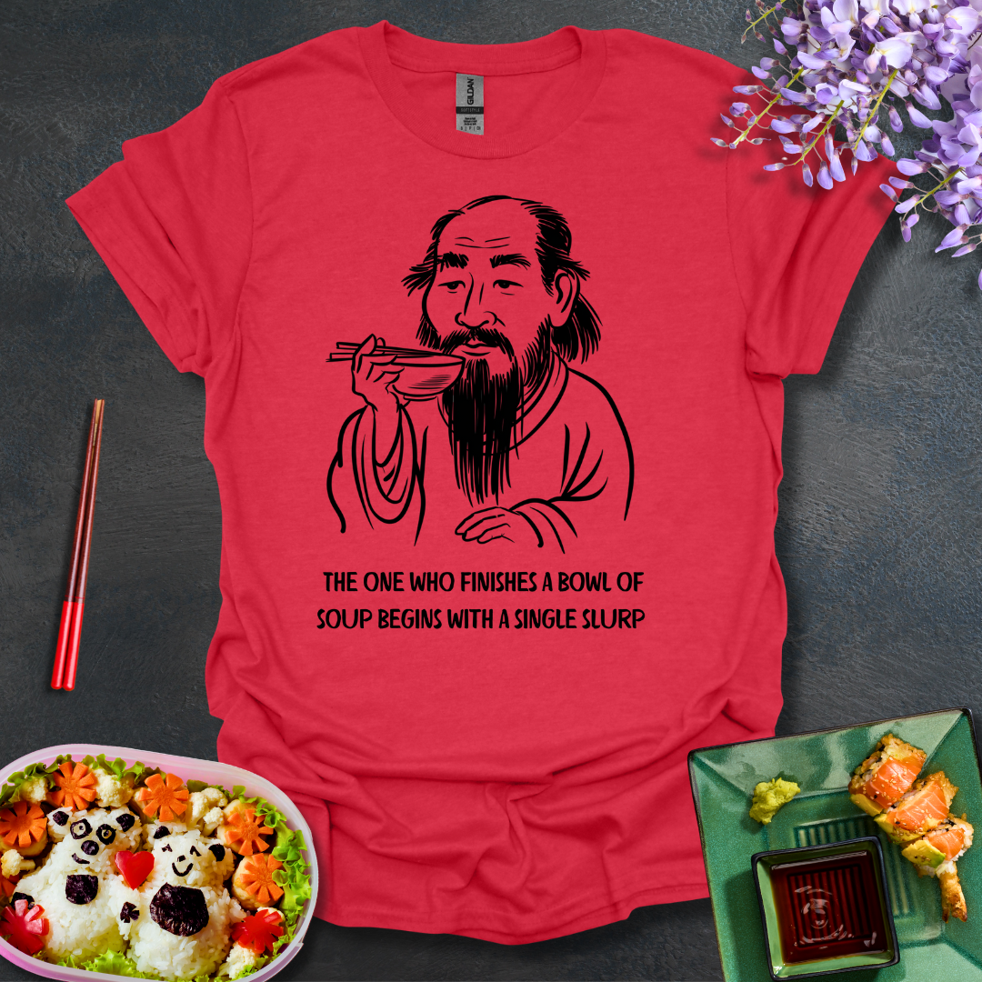 Begin with a single slurp Softstyle T-Shirt