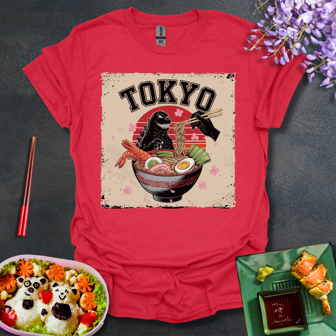 Hungry Godzilla Softstyle T-Shirt