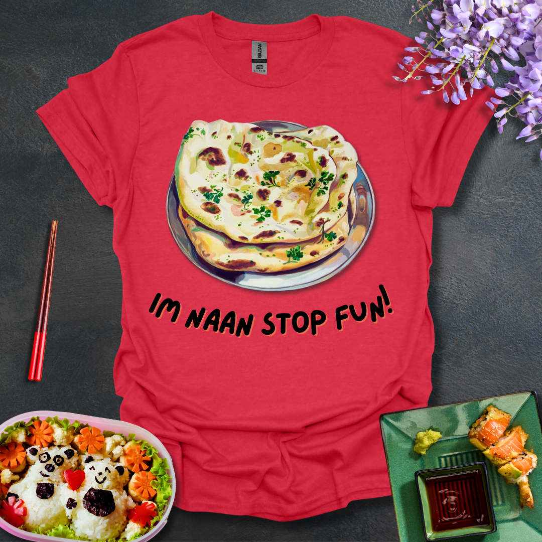 Naan Stop Fun Softstyle T-Shirt