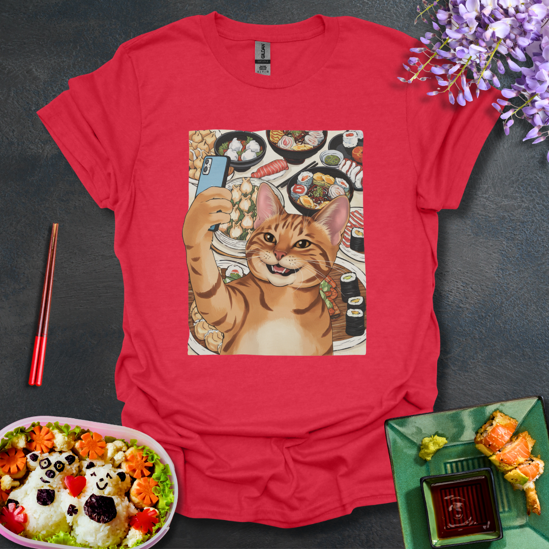 Cat selfie Softstyle T-Shirt