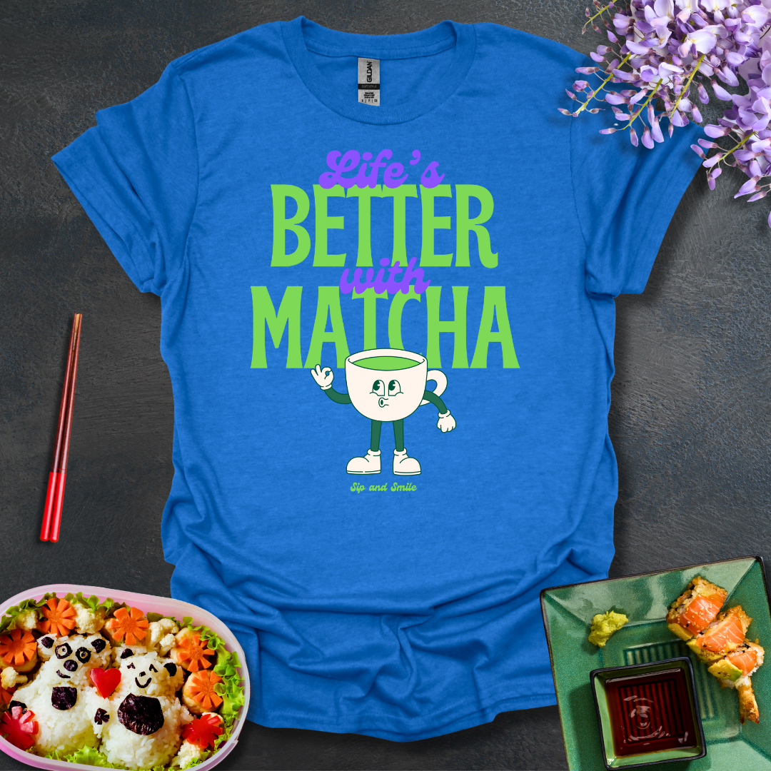 Life's better with Matcha Softstyle T-Shirt