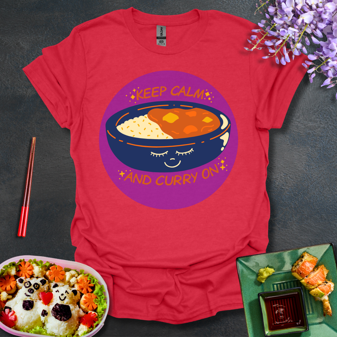 Keep calm and curry on Softstyle T-Shirt