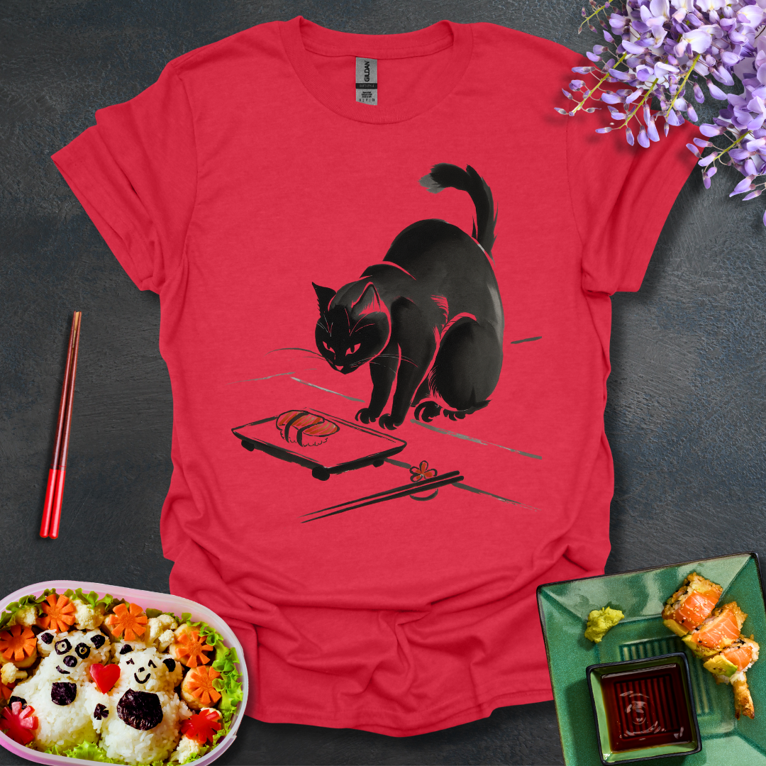 Ink Painting Cat Softstyle T-Shirt