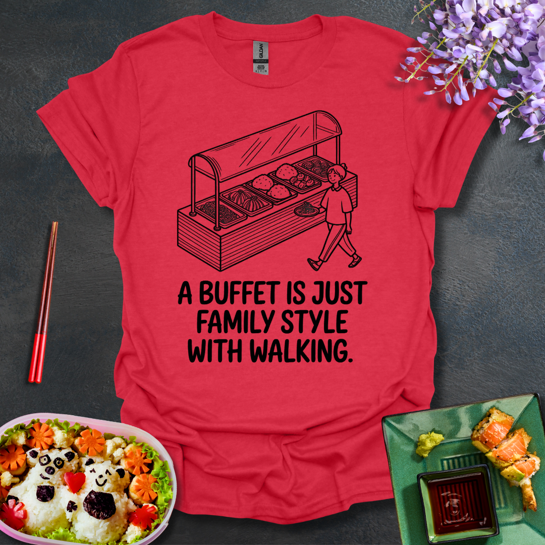 Family Style with Walking Softstyle T-Shirt