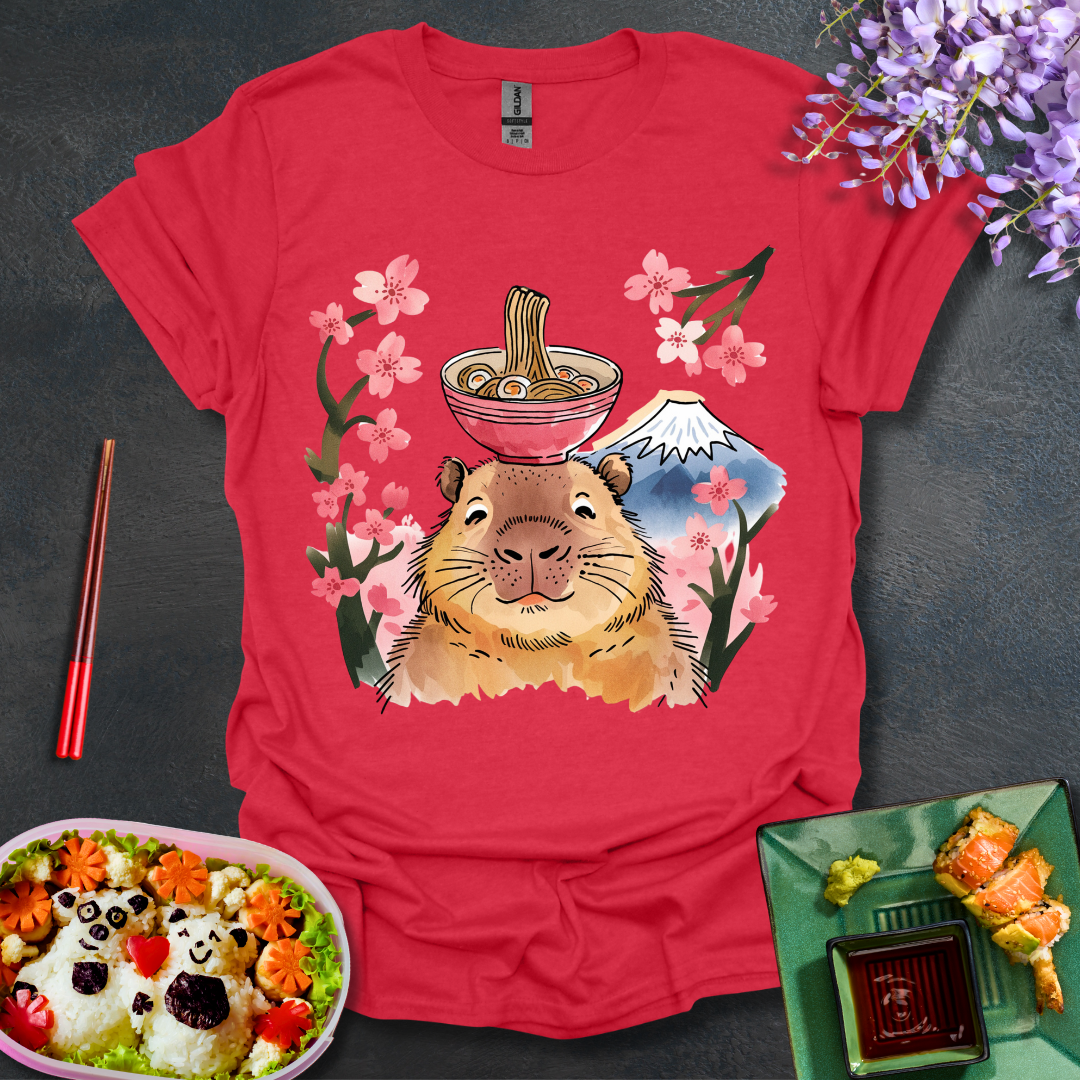 Capybara Ramen Softstyle T-Shirt