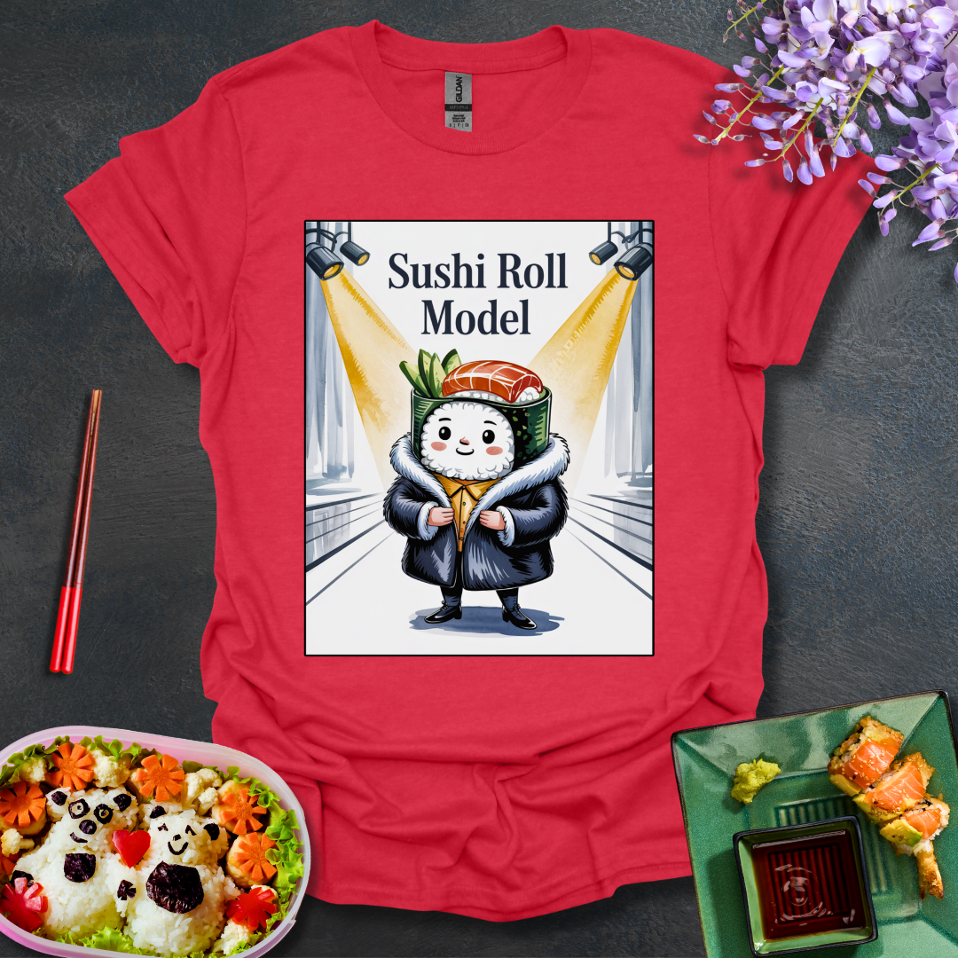 Sushi Roll Model Softstyle T-Shirt