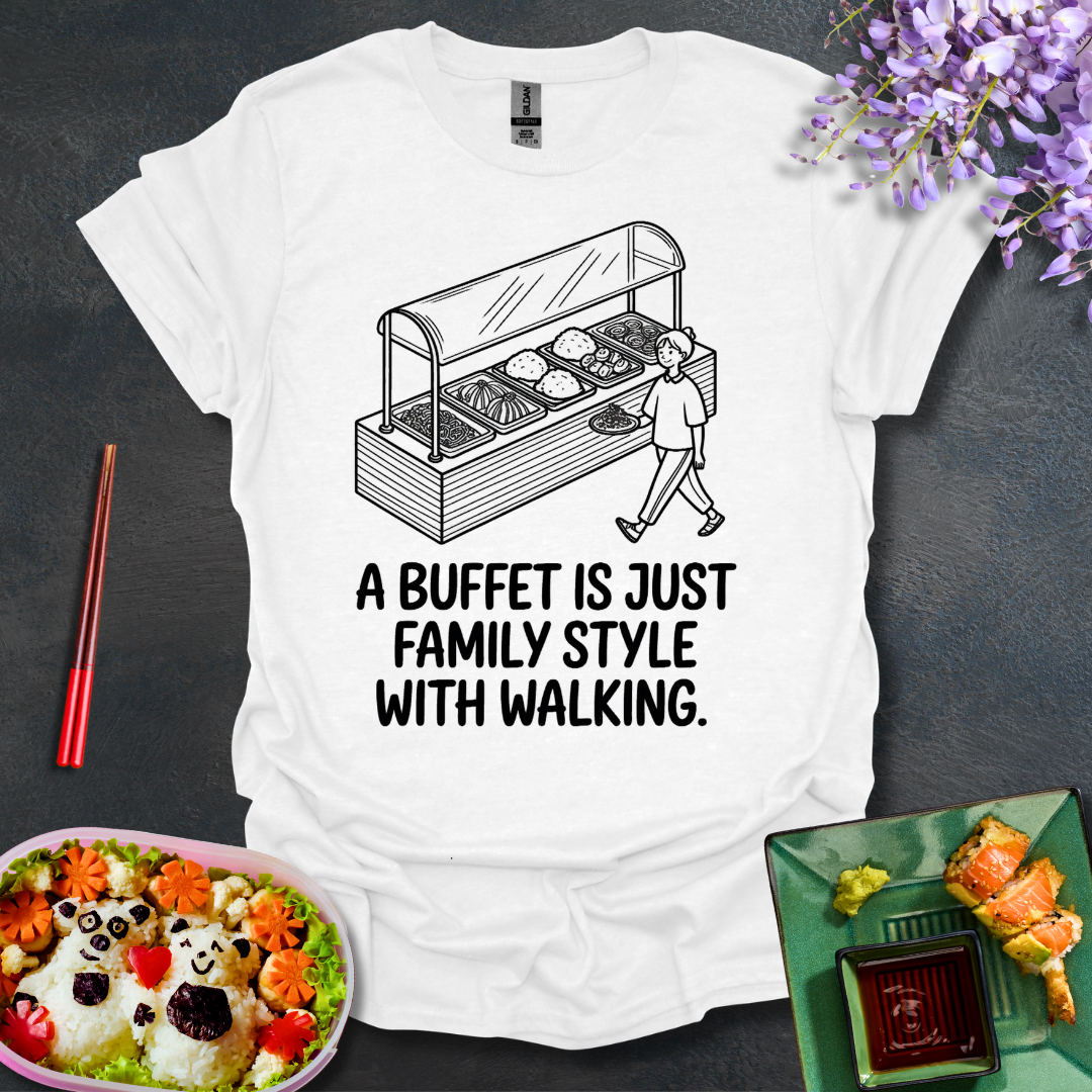 Family Style with Walking Softstyle T-Shirt