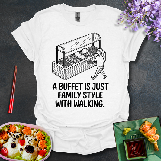 Family Style with Walking Softstyle T-Shirt