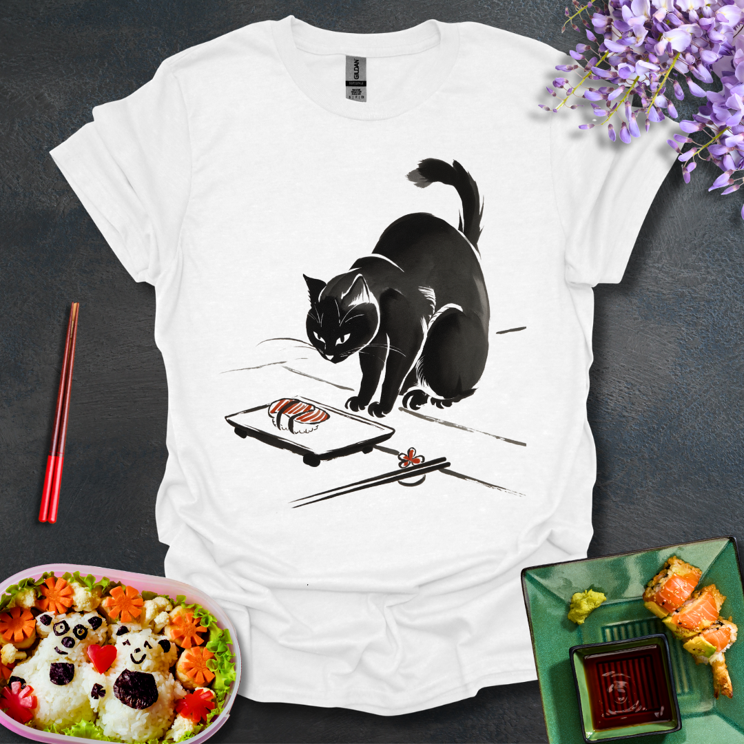 Ink Painting Cat Softstyle T-Shirt
