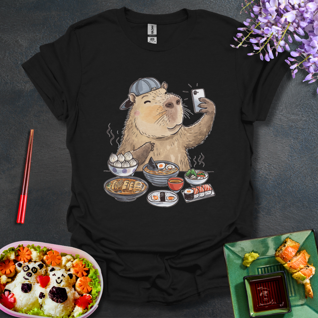 Capybara Selfie Softstyle T-Shirt