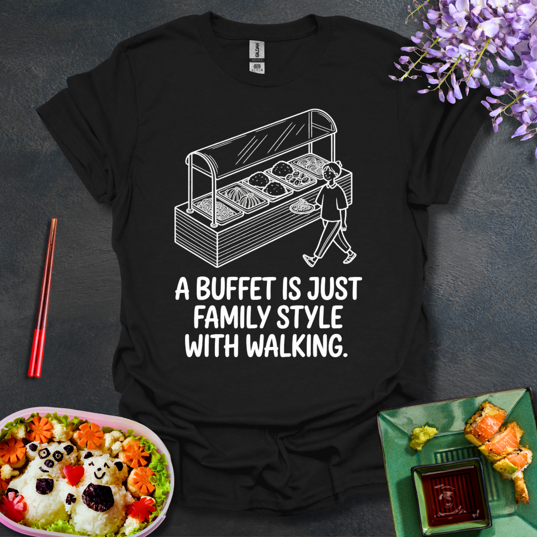 Family Style with Walking Softstyle T-Shirt