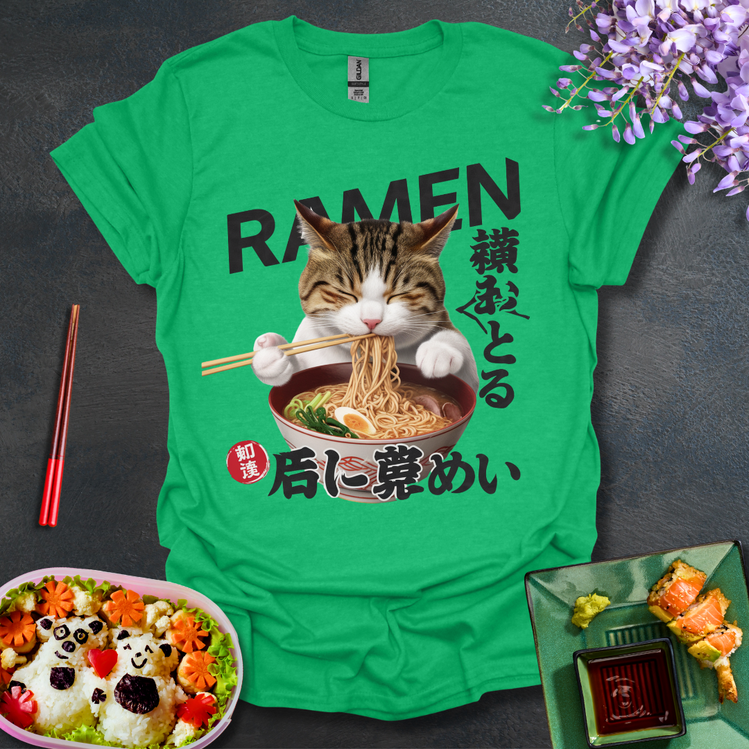 Cat Ramen Softstyle T-Shirt