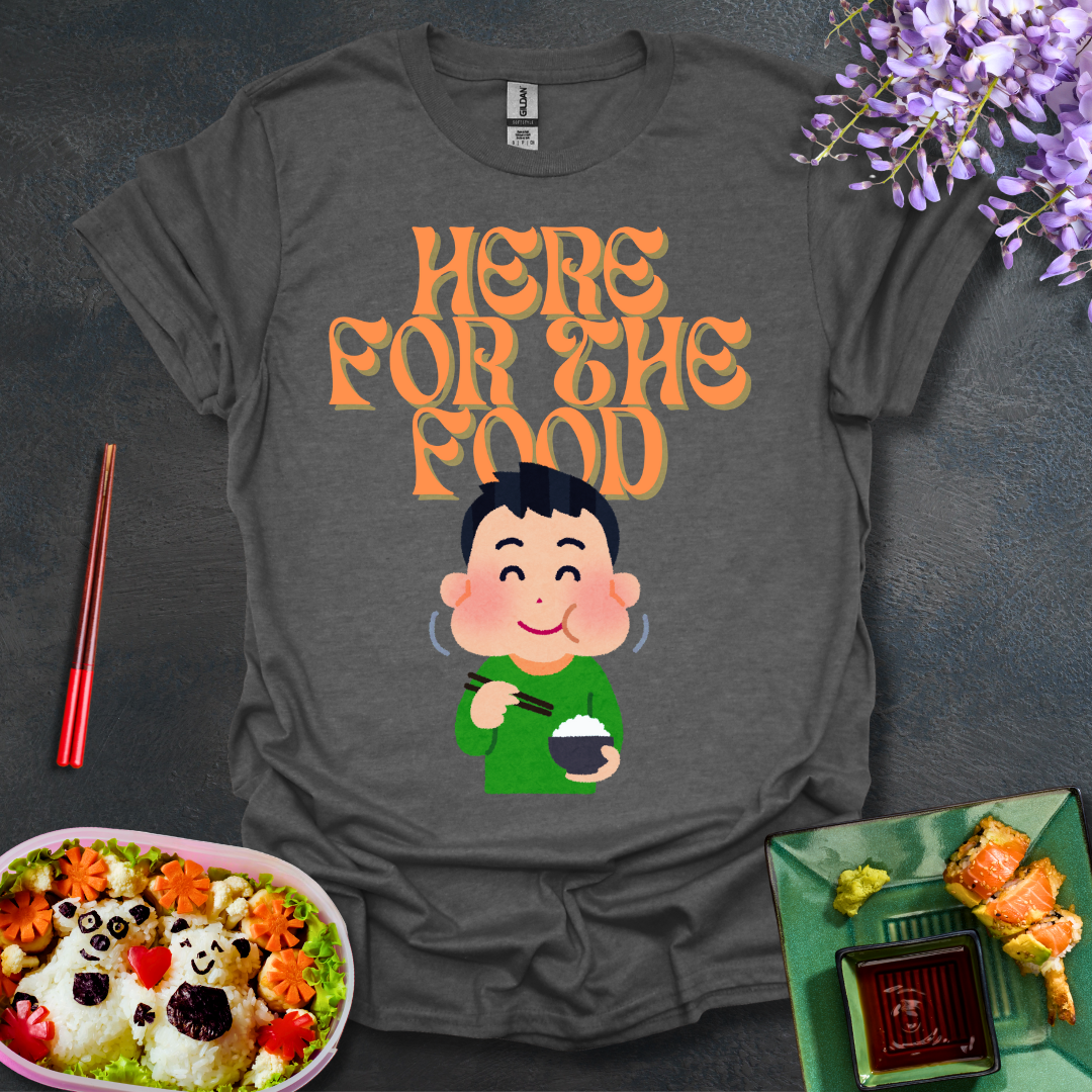 Here for the food Softstyle T-Shirt