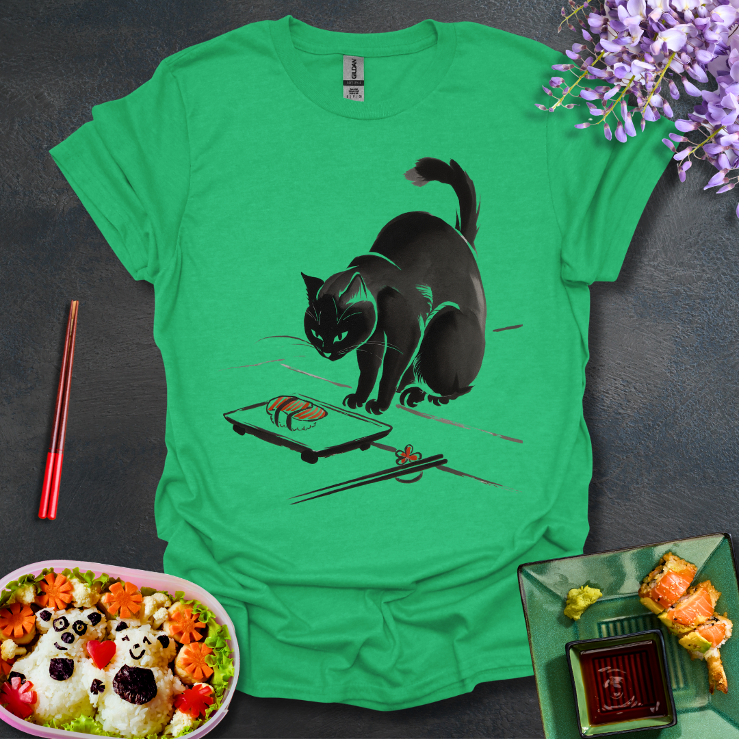 Ink Painting Cat Softstyle T-Shirt