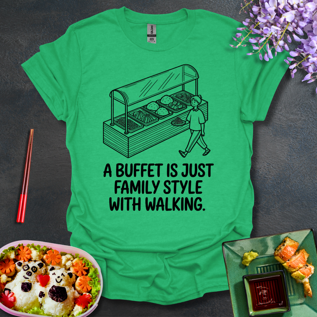 Family Style with Walking Softstyle T-Shirt