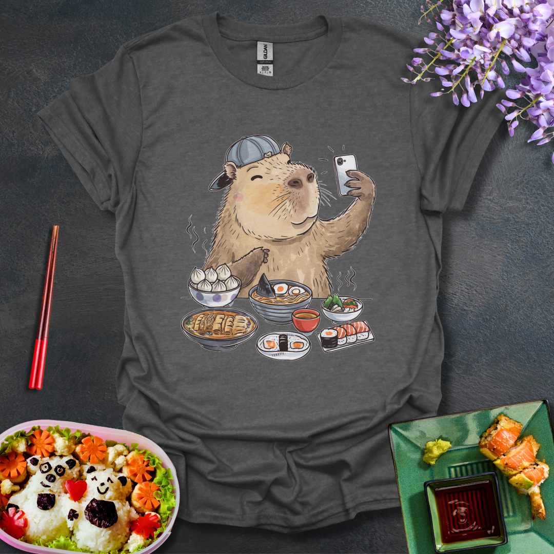Capybara Selfie Softstyle T-Shirt