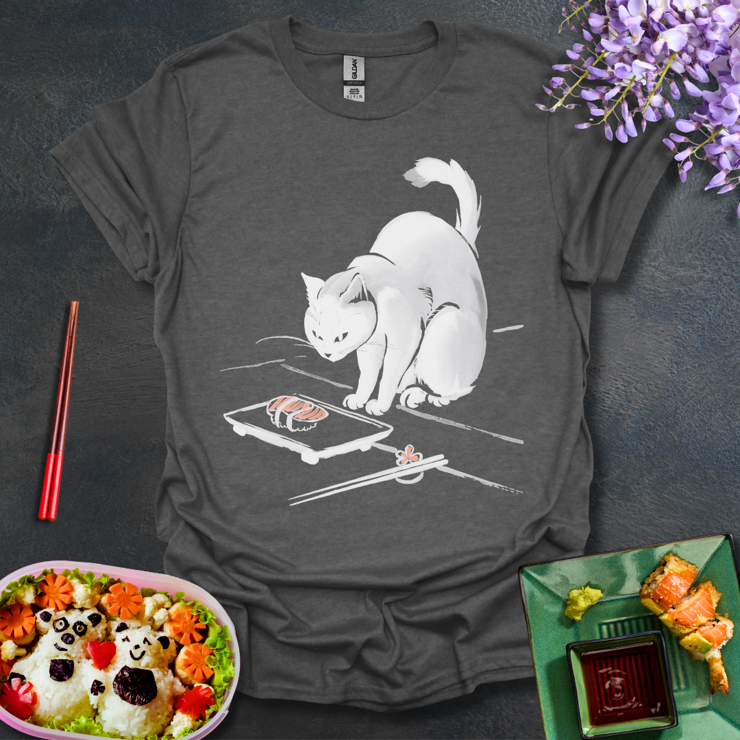 Ink Painting Cat Softstyle T-Shirt