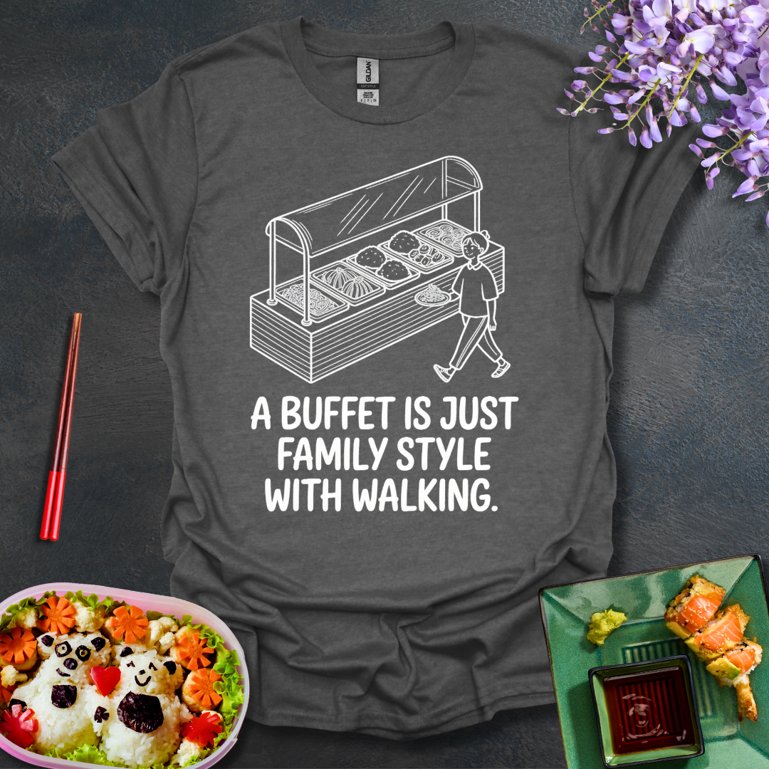 Family Style with Walking Softstyle T-Shirt