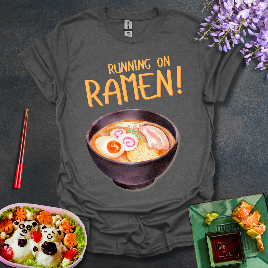 Running on Ramen Softstyle T-Shirt