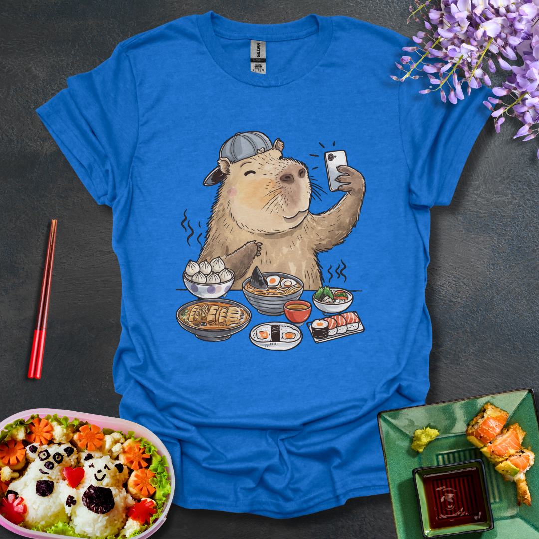 Capybara Selfie Softstyle T-Shirt